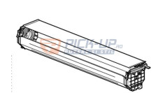 SIDE RAILS LEFT&RIGHT EVOM ROLLER SHUTTER MT TOYOTA HILUX 2016+